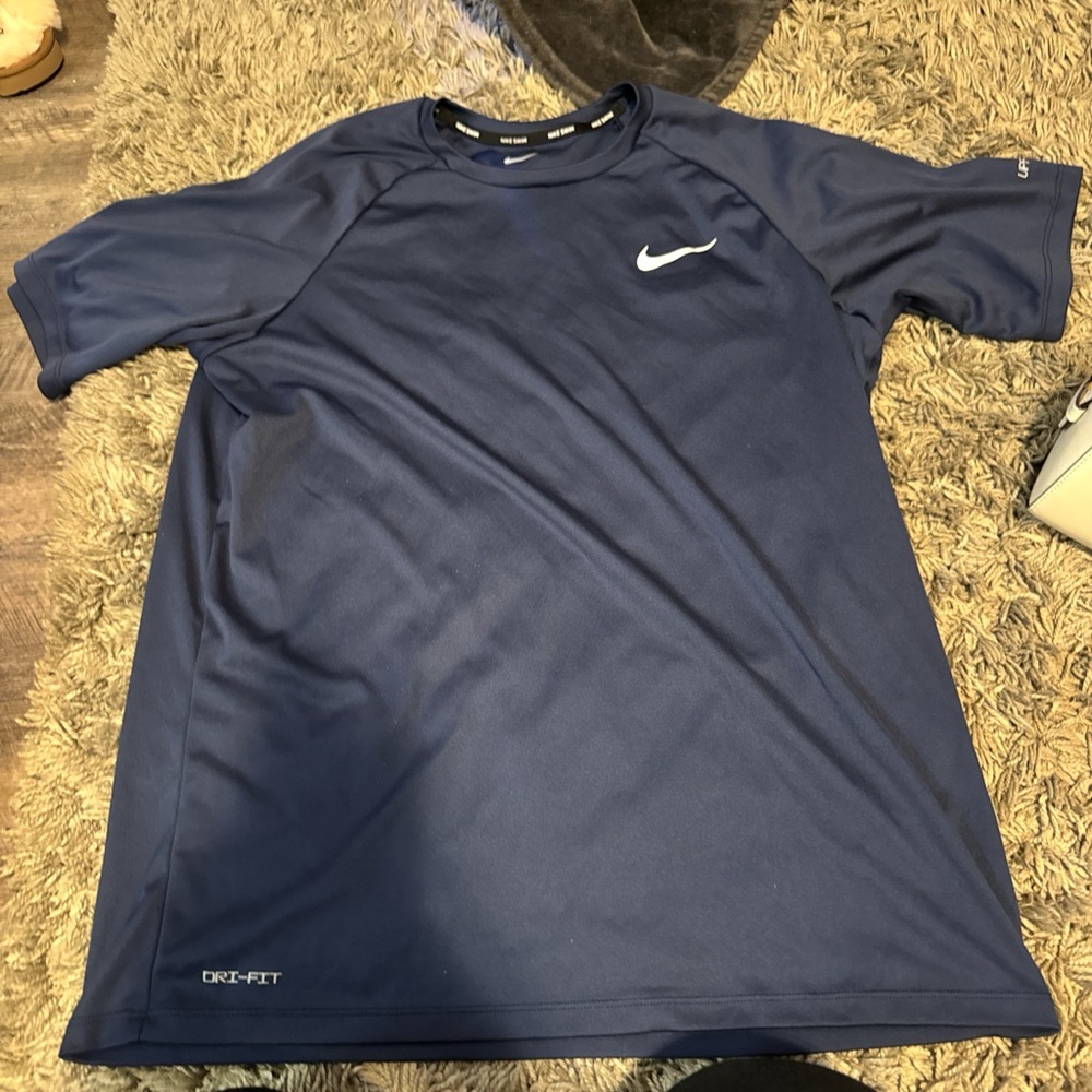 Nike Navy Dri-FIT Swim Shirt